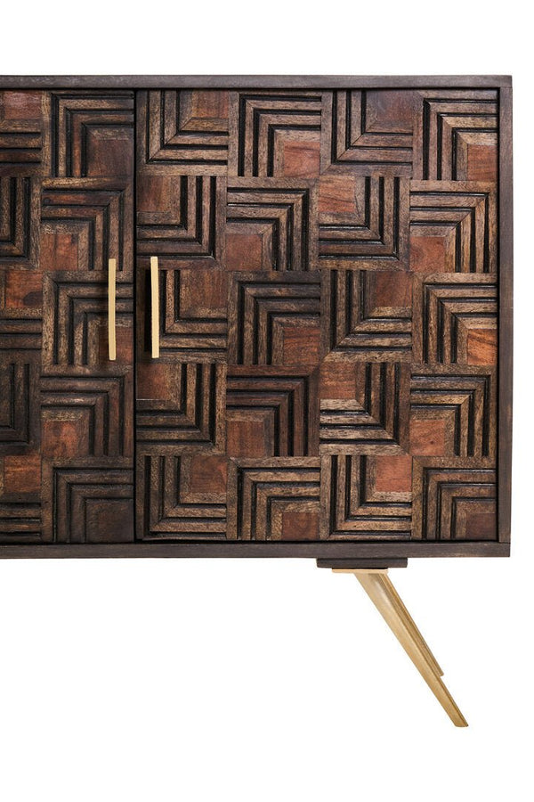 Surat 2 Door Mango Wood Sideboard - Canwell Interiors Limited - Xshowhome