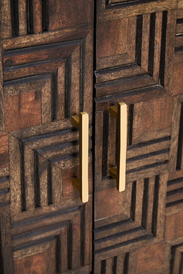 Surat 2 Door Mango Wood Sideboard - Canwell Interiors Limited - Xshowhome