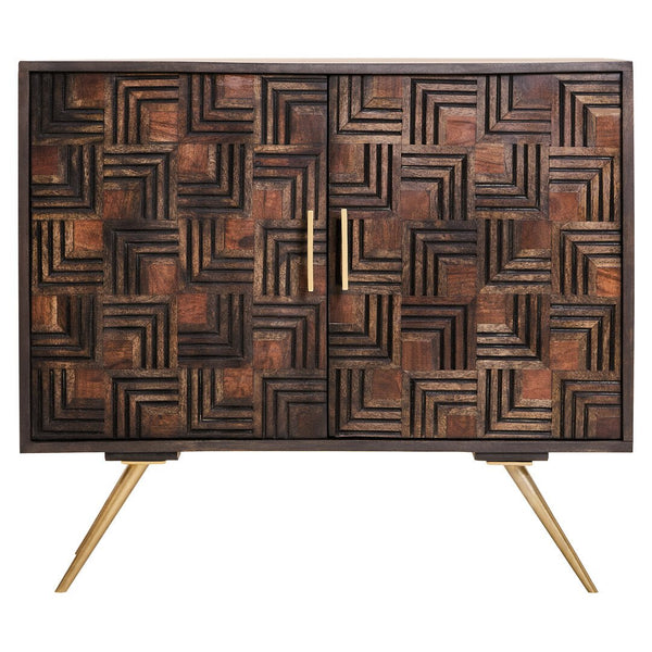 Surat 2 Door Mango Wood Sideboard - Canwell Interiors Limited - Xshowhome