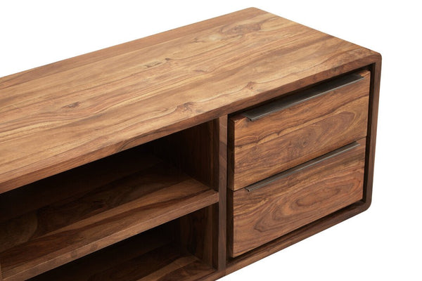 Surati One Door Sheesham And Acacia Wood Media Unit - Canwell Interiors Limited - Xshowhome