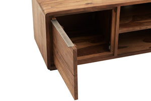 Surati One Door Sheesham And Acacia Wood Media Unit - Canwell Interiors Limited - Xshowhome