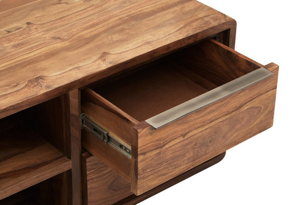 Surati One Door Sheesham And Acacia Wood Media Unit - Canwell Interiors Limited - Xshowhome