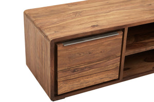 Surati One Door Sheesham And Acacia Wood Media Unit - Canwell Interiors Limited - Xshowhome