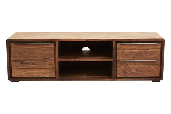 Surati One Door Sheesham And Acacia Wood Media Unit - Canwell Interiors Limited - Xshowhome