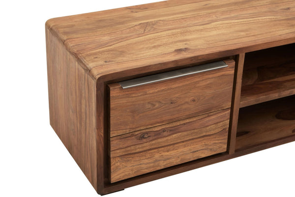Surati One Door Sheesham And Acacia Wood Media Unit - XShowhome Limited - Xshowhome