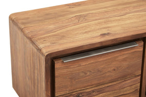 Surati One Door Sheesham And Acacia Wood Media Unit - XShowhome Limited - Xshowhome
