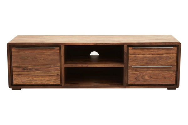 Surati One Door Sheesham And Acacia Wood Media Unit - XShowhome Limited - Xshowhome