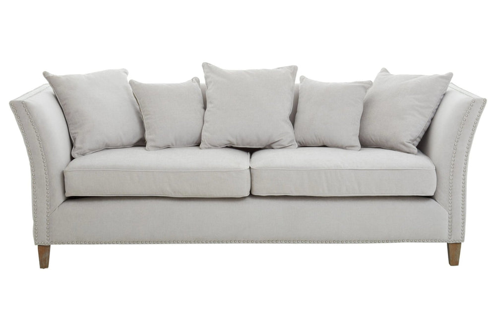 Sutton Three Seat Grey Fabric Sofa - XShowhome Limited - Xshowhome
