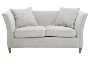 Sutton Two Seat Grey Fabric Sofa - Canwell Interiors Limited - Xshowhome
