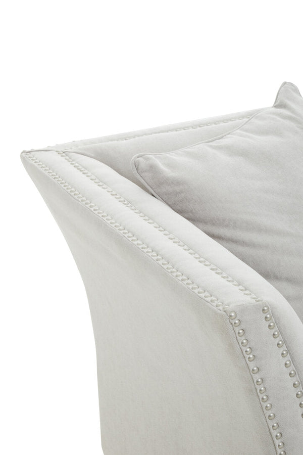 Sutton Two Seat Grey Fabric Sofa - Canwell Interiors Limited - Xshowhome