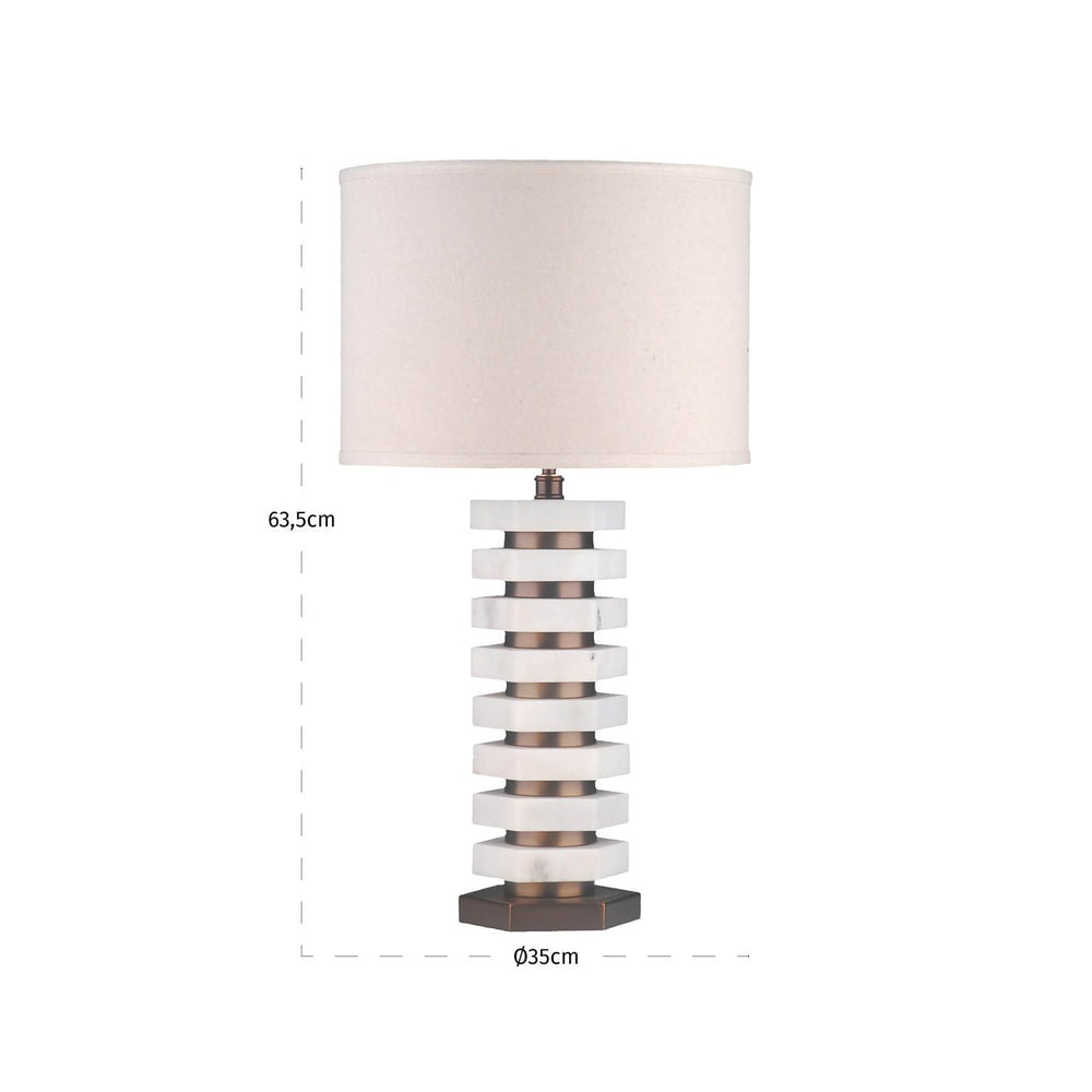 Table lamp Haspen natural - Canwell Interiors Limited - Richmond