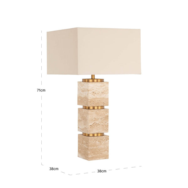 Table lamp Jaella beige - Canwell Interiors Limited - Richmond