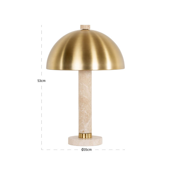Table lamp Jara brushed gold - Canwell Interiors Limited - Richmond
