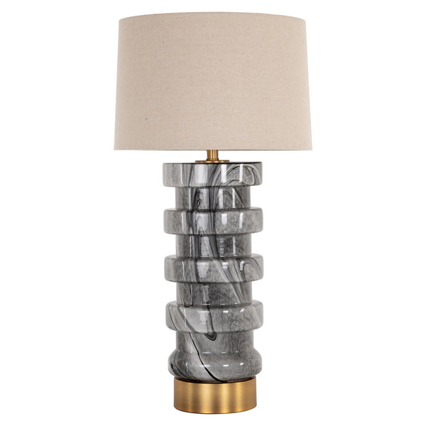 Table lamp Jaylee black/white - Canwell Interiors Limited - Richmond