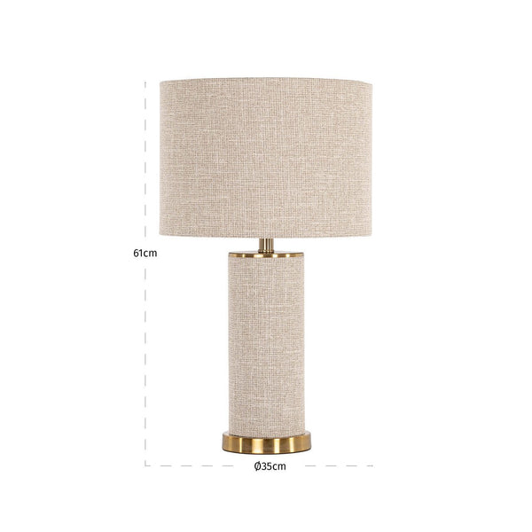 Table lamp Joline beige - Canwell Interiors Limited - Richmond