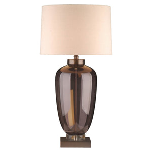 Table lamp Monsoe smoke - Canwell Interiors Limited - Richmond