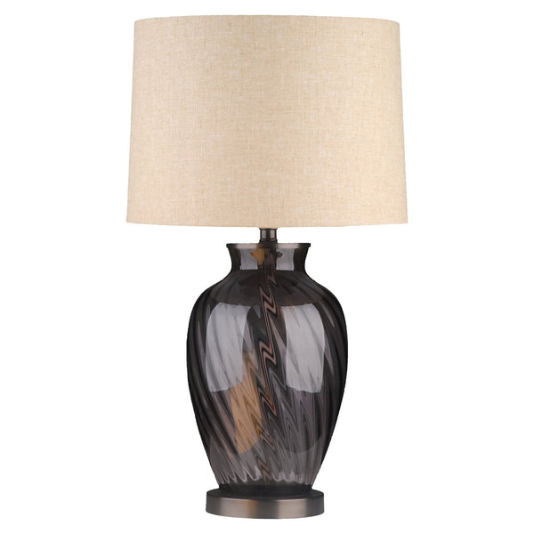 Table lamp Rowan smoke - Canwell Interiors Limited - Richmond
