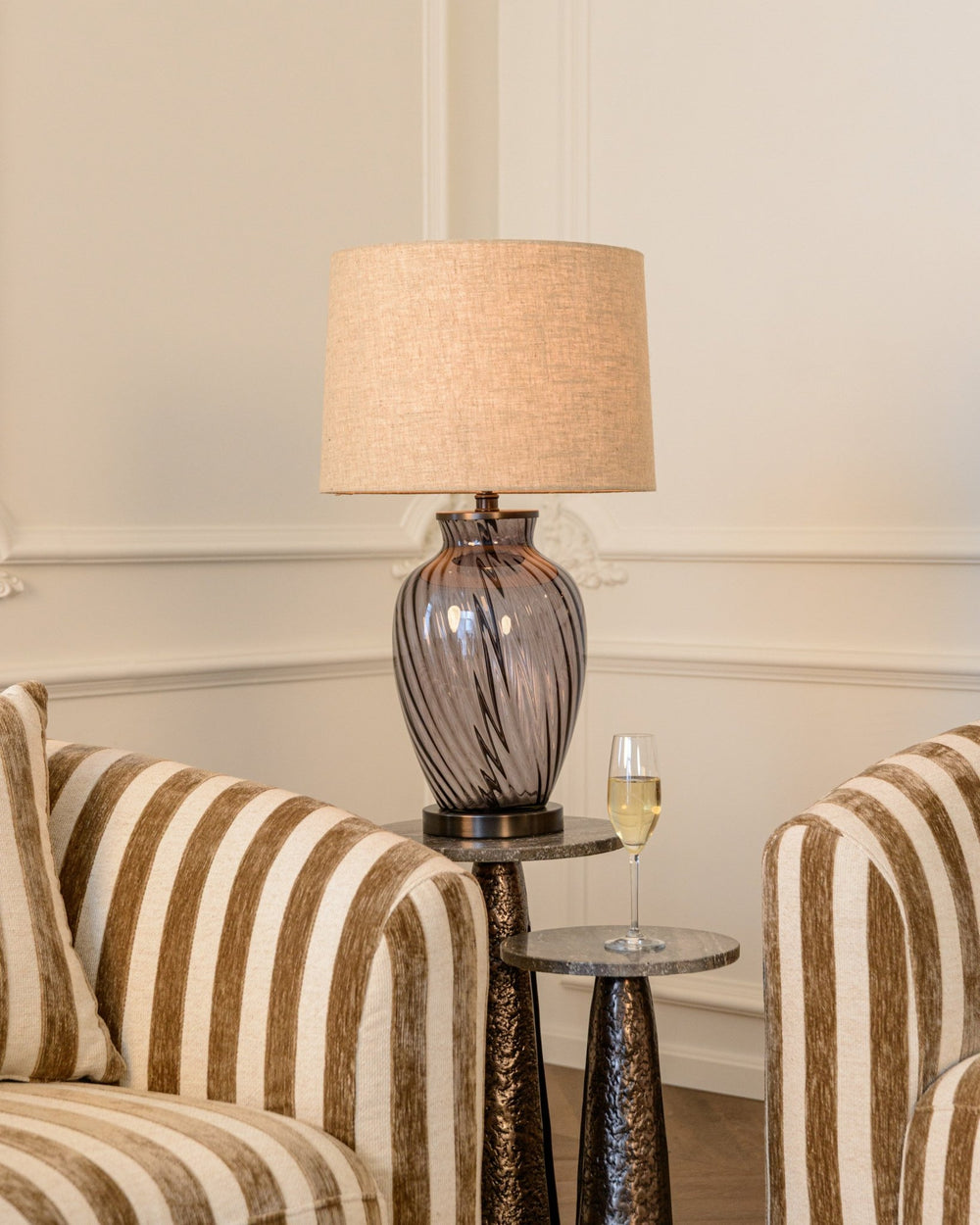 Table lamp Rowan smoke - Canwell Interiors Limited - Richmond
