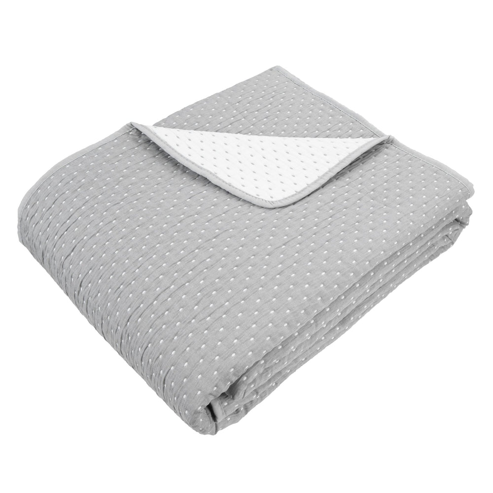 Malini Levi Grey Quilt - Canwell Interiors Limited - Malini