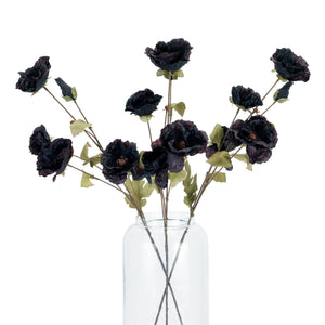 Tall Black Poppy Stem - Canwell Interiors Limited - Hills