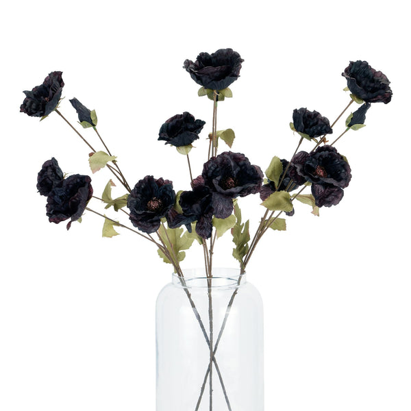Tall Black Poppy Stem - Canwell Interiors Limited - Hills