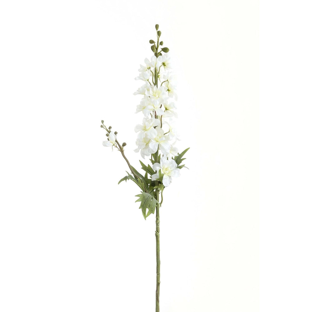 Tall White Delphinium Stem - Canwell Interiors Limited - Hills