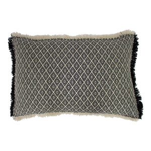 Tangier 40x60 Feather Filled Cushion Mono - Canwell Interiors Limited - Riva