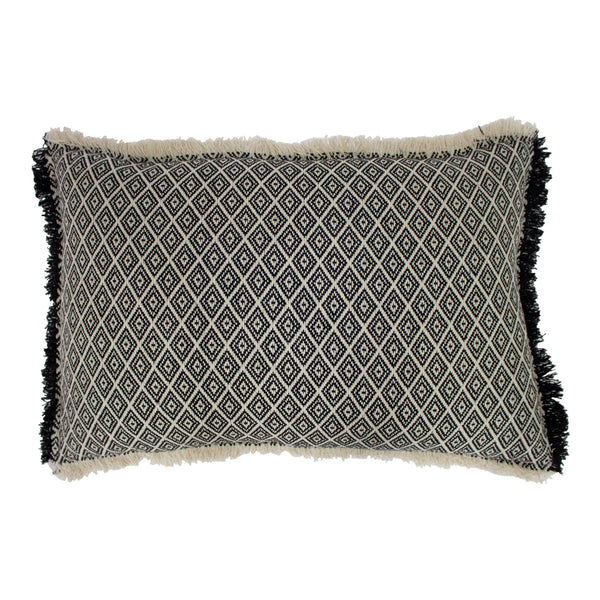 Tangier 40x60 Feather Filled Cushion Mono - Canwell Interiors Limited - Riva