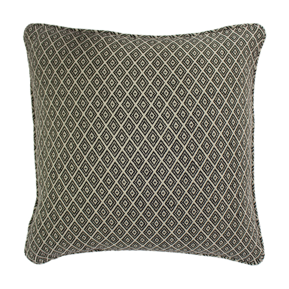 Tangier 55x55 Feather Filled Cushion Mono - Canwell Interiors Limited - Riva