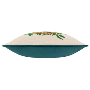 Taormina 43x43 Feather Filled Cushion Teal - Canwell Interiors Limited - Riva