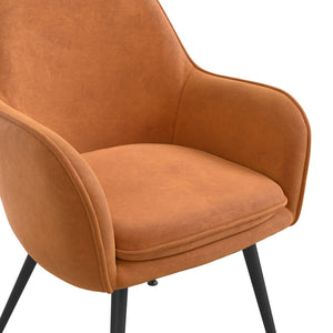 Tara Burnt Rust Dining Chair - Canwell Interiors Limited - Canwell