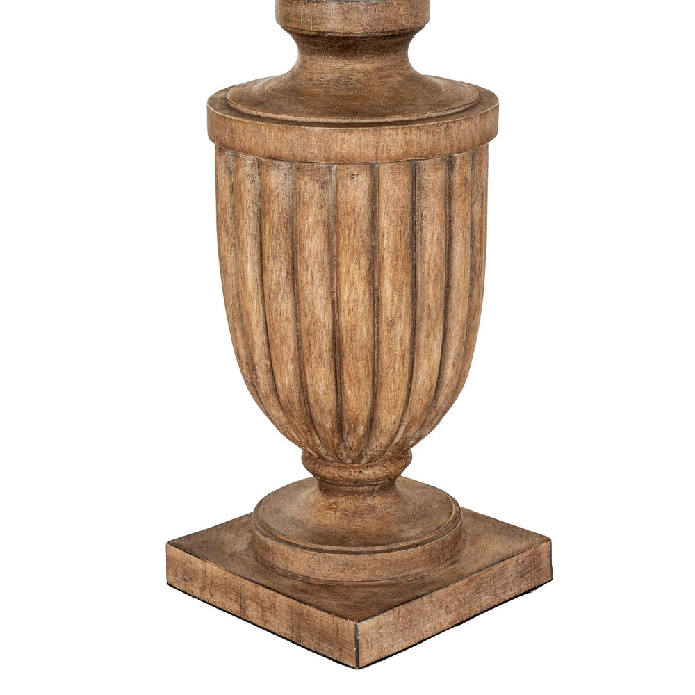 Tassora Table Lamp with Edged Linen Shade