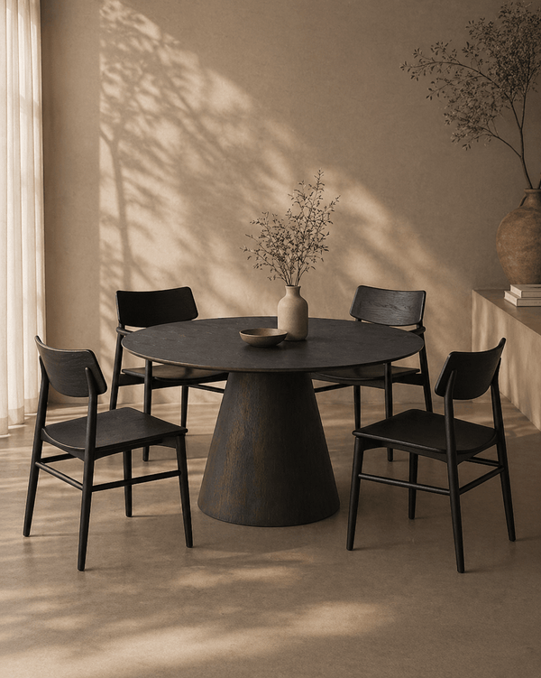 Tavamo 135 Dining Table - Black Oak - XShowhome Limited - Tommy Franks