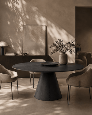 Tavamo 180 Dining Table - Black Oak - XShowhome Limited - Tommy Franks