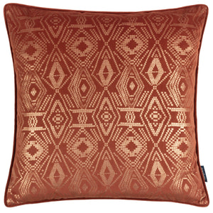 Tayanna 50x50 Feather Filled Cushion Brick - Canwell Interiors Limited - Riva