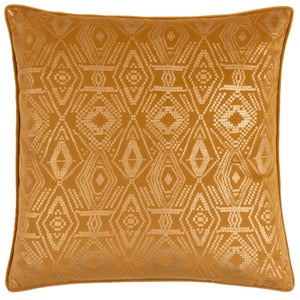 Tayanna 50x50 Feather Filled Cushion Mustard - Canwell Interiors Limited - Riva