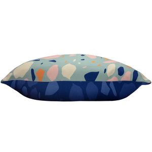 Terra 30x50 Feather Filled Cushion Aqua - Canwell Interiors Limited - Riva