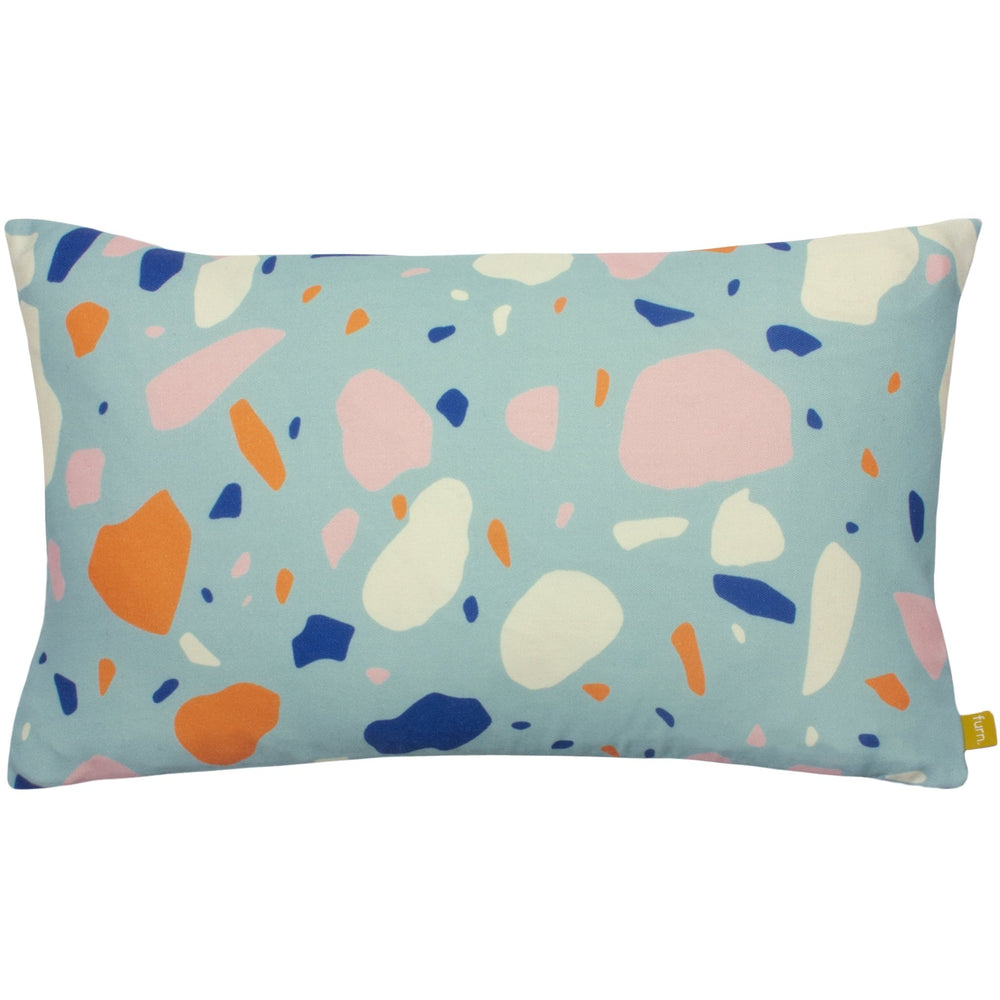 Terra 30x50 Feather Filled Cushion Aqua - Canwell Interiors Limited - Riva