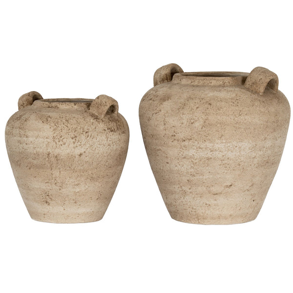 Terra Large Urn Vase With Handles - Canwell Interiors Limited - Hills