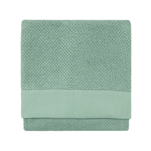 Textured Bath Sheet Smoke Green - Canwell Interiors Limited - Riva
