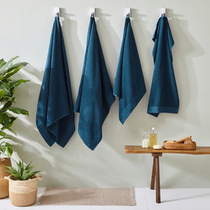 Textured Bath Towel Blue - Canwell Interiors Limited - Riva