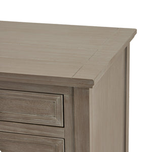 The Serene Collection Three Drawer Bedside Table - Canwell Interiors Limited - Hills