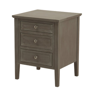 The Serene Collection Three Drawer Bedside Table - Canwell Interiors Limited - Hills