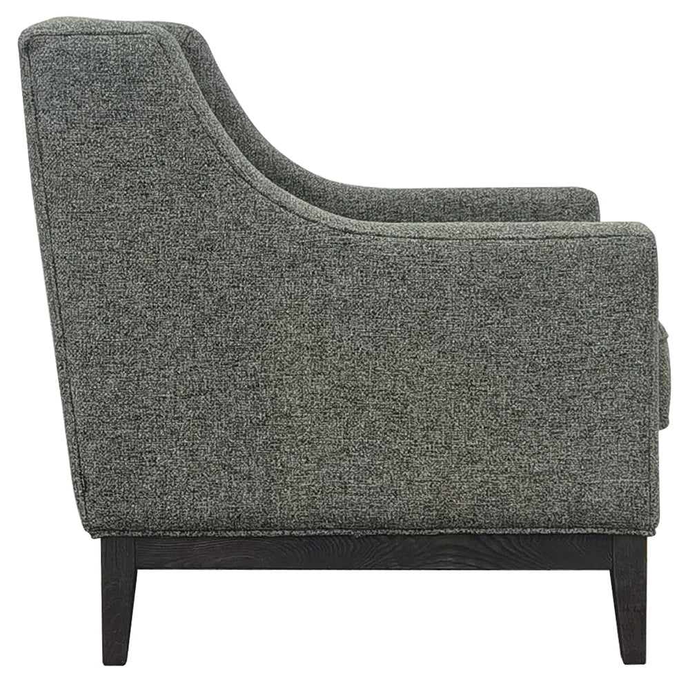 Theodore Buttoned Armchair in Forest Green Fabric - XShowhome Limited - Libra