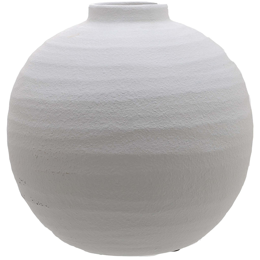 Tiber Matt White Ceramic Vase - XShowhome Limited - Hills