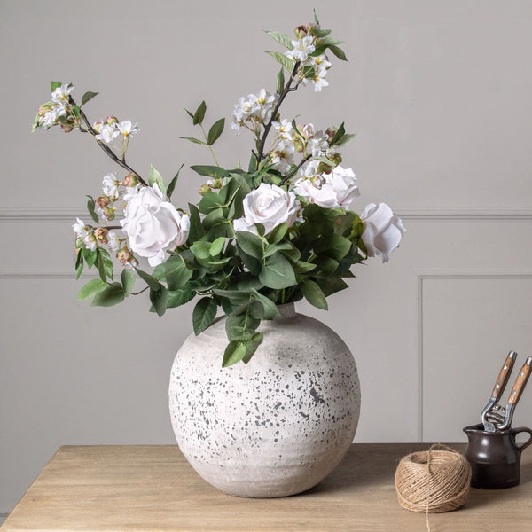 Tiber Stone Ceramic Vase - Canwell Interiors Limited - Hills