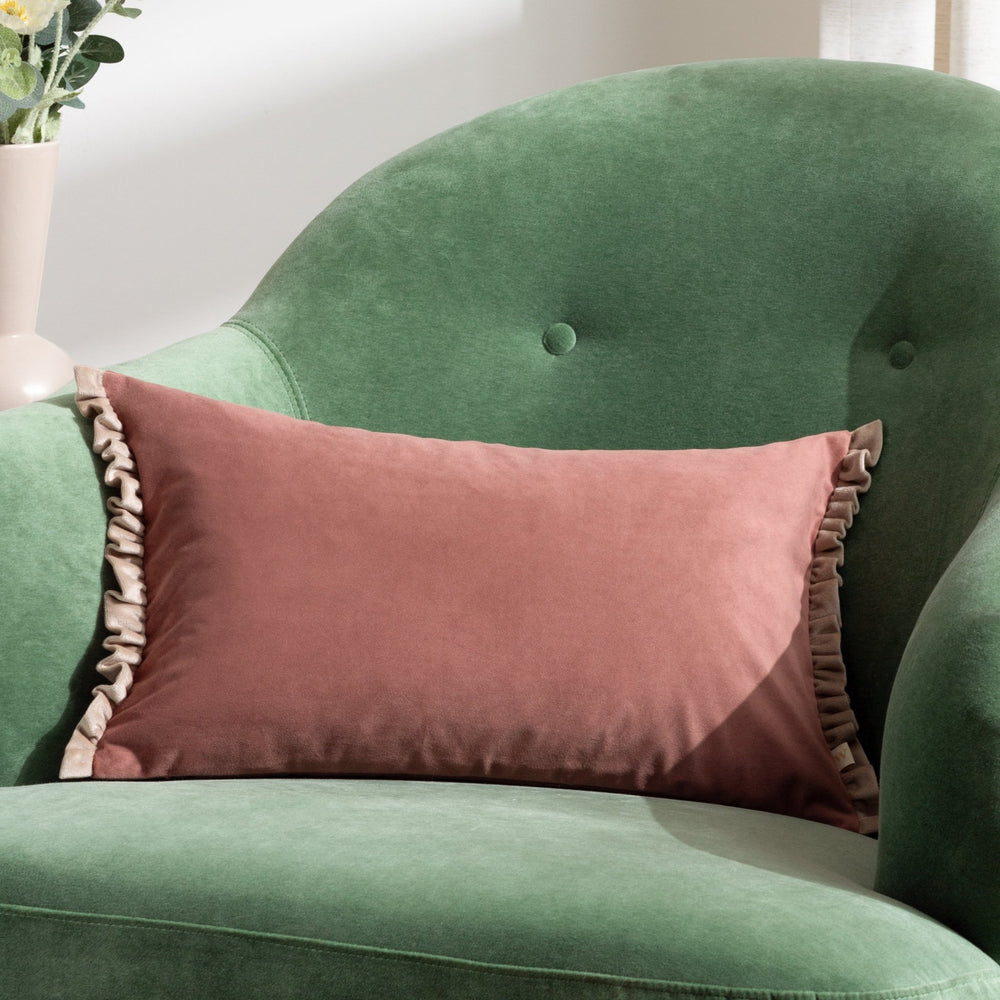 Tilly 30x50 Feather Filled Cushion Poached Pear/shell - Canwell Interiors Limited - Riva