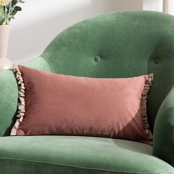 Tilly 30x50 Feather Filled Cushion Poached Pear/shell - Canwell Interiors Limited - Riva