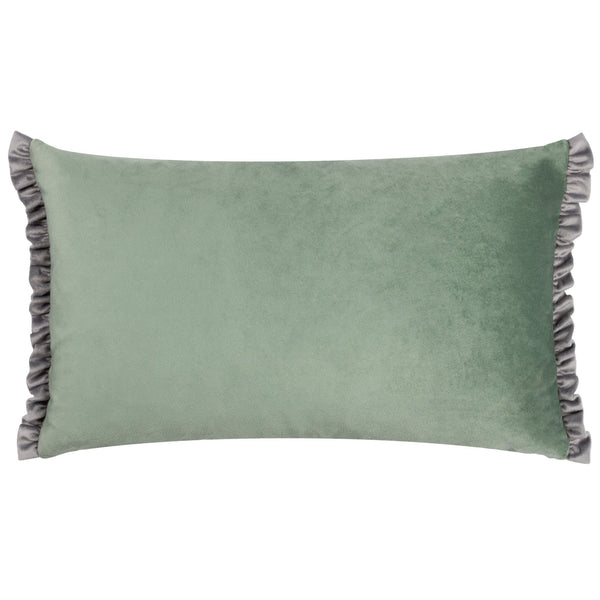 Tilly 30x50 Feather Filled Cushion Sage & Grey - Canwell Interiors Limited - Riva