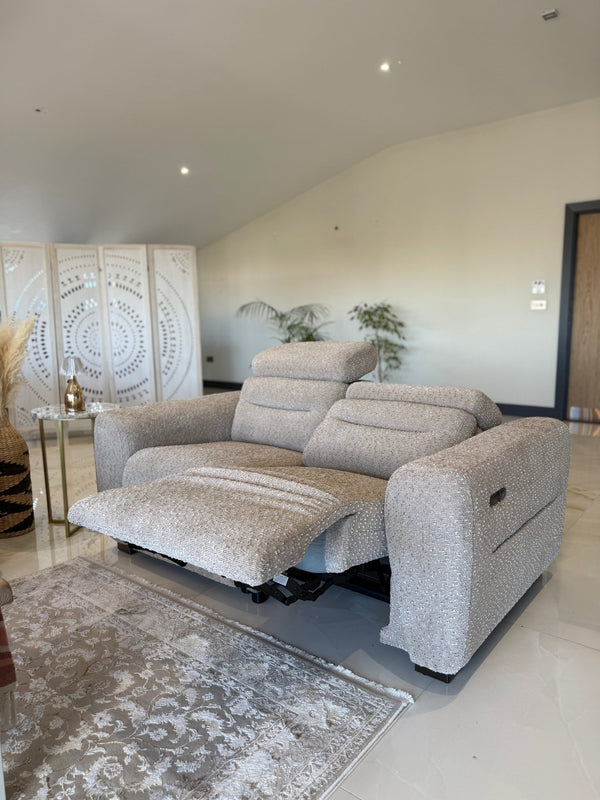 Tokyo Electric Recliner Beige 2 Seater - XShowhome Limited - Xshowhome